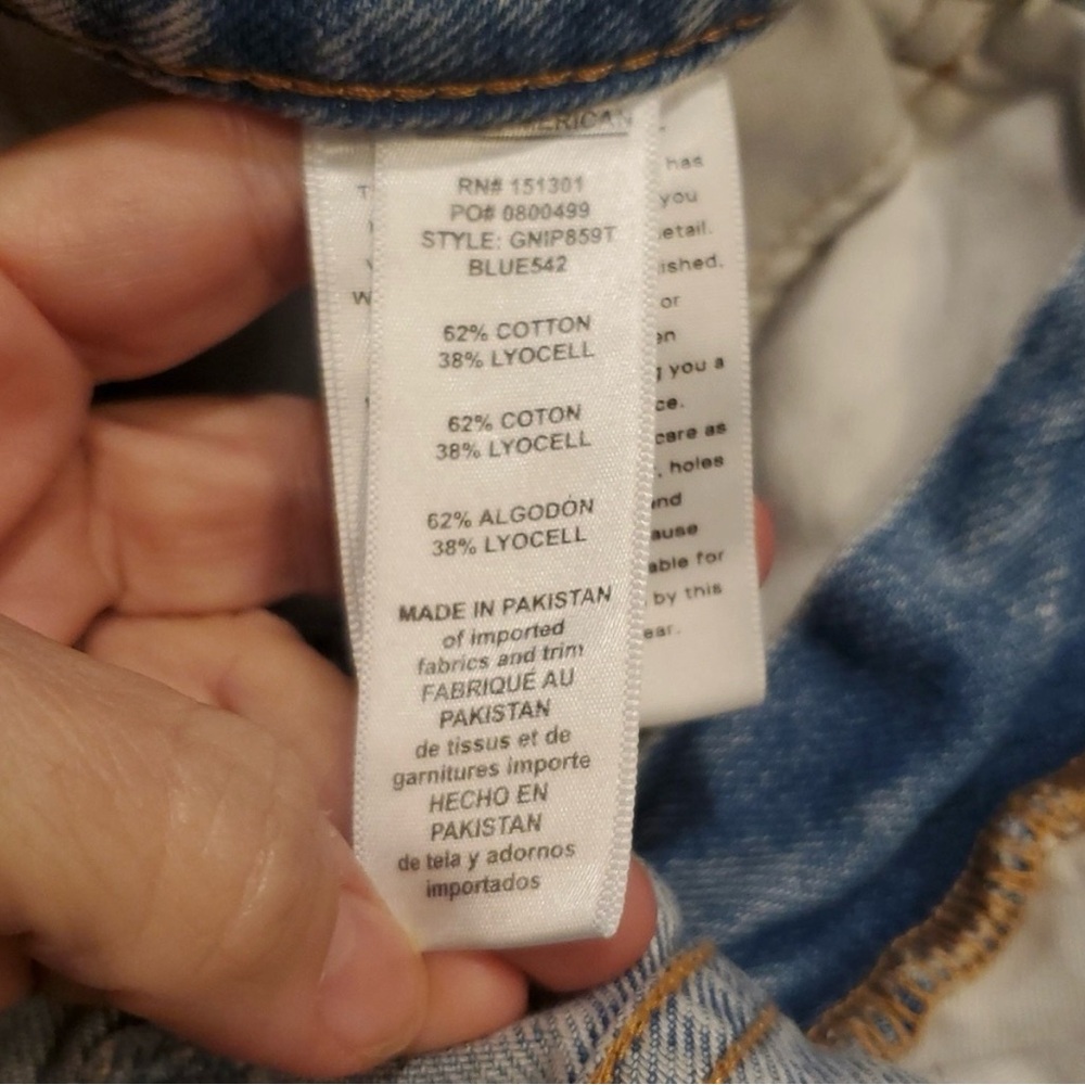 👖 Good American 90s Distressed Light Blue Jeans 👖 - Picture 8 of 11